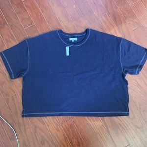 Madewell oversized tee dark blue size medium